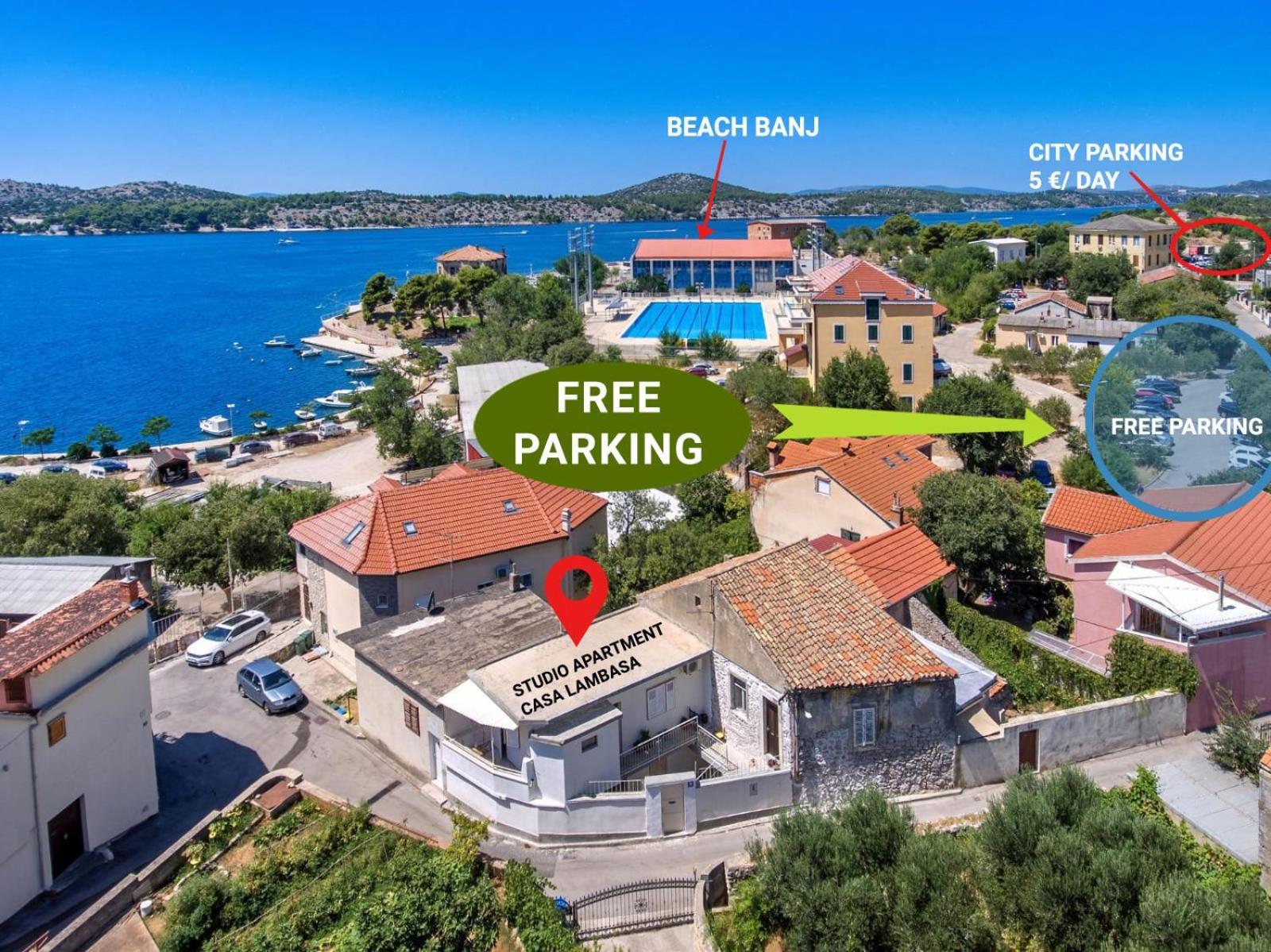 Studio Apartman Casa Lambasa Šibenik Eksteriør bilde